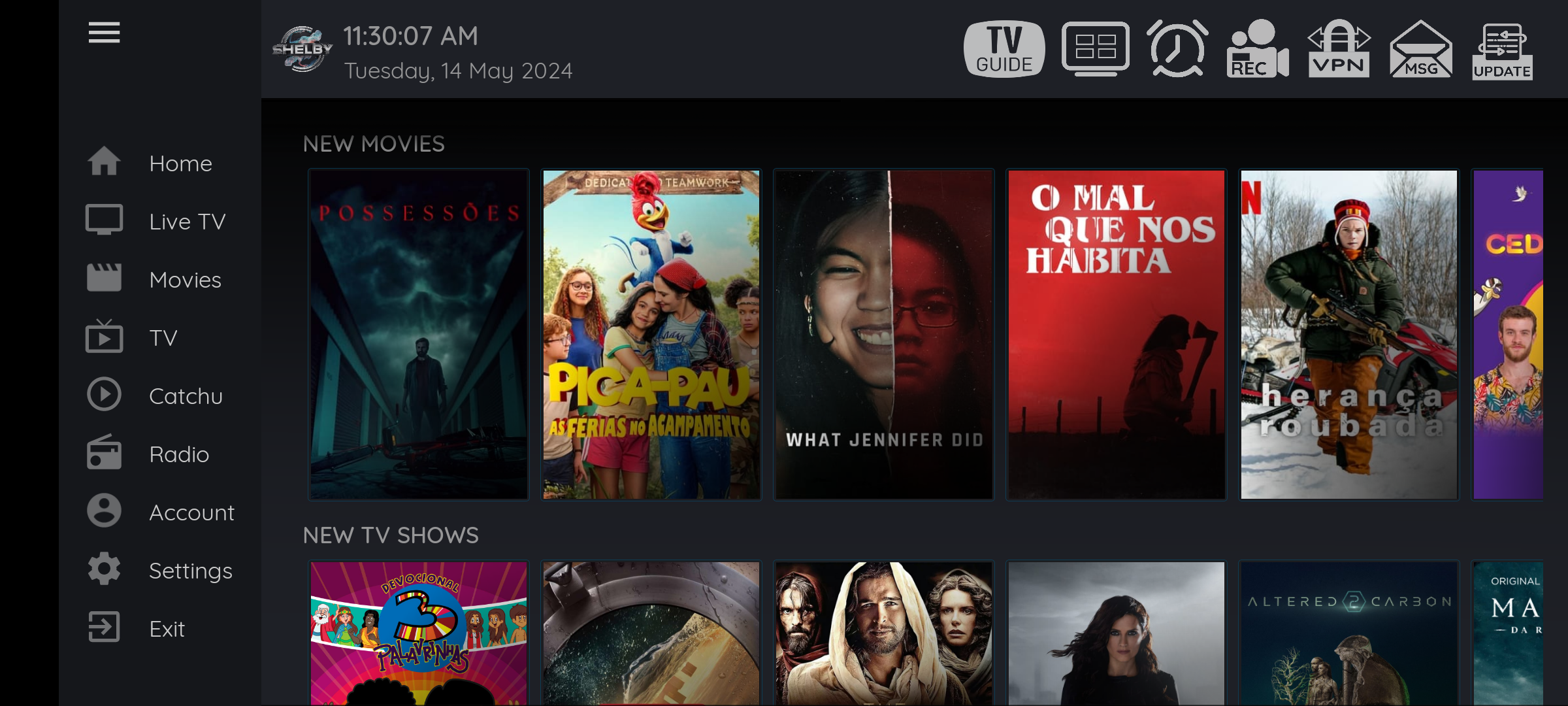 XCIPTV 5 TEMAS + PAINEL ATUALIZAÇÃO DE LOGO E DNS 5 DNS (NOVO TEMA NETFLIX) $59,90